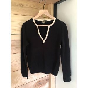 A.P.C. Vanessa Seward V Neck Wool Sweater Jumper